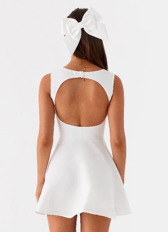 Candice Mini Dress - White