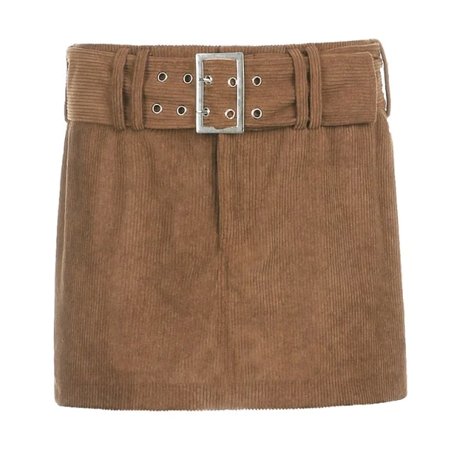 Corduroy skirt / S