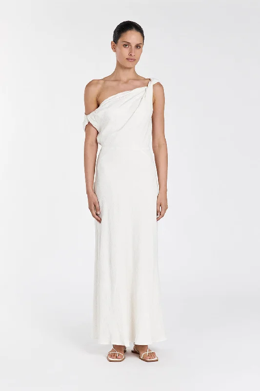 JOLIE CREAM MARLE MIDI DRESS