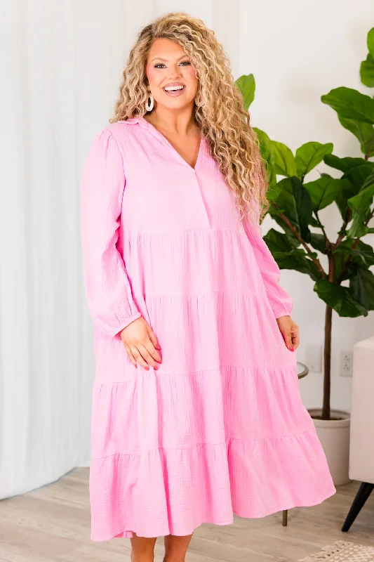 Make Haste Maxi Dress, Pink