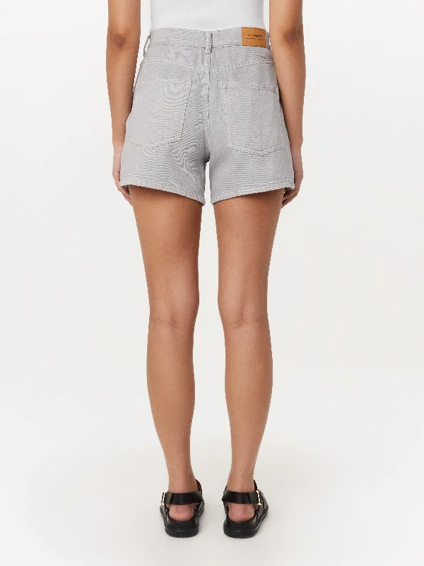 The Courtney Loose Denim Short in Vintage Grey