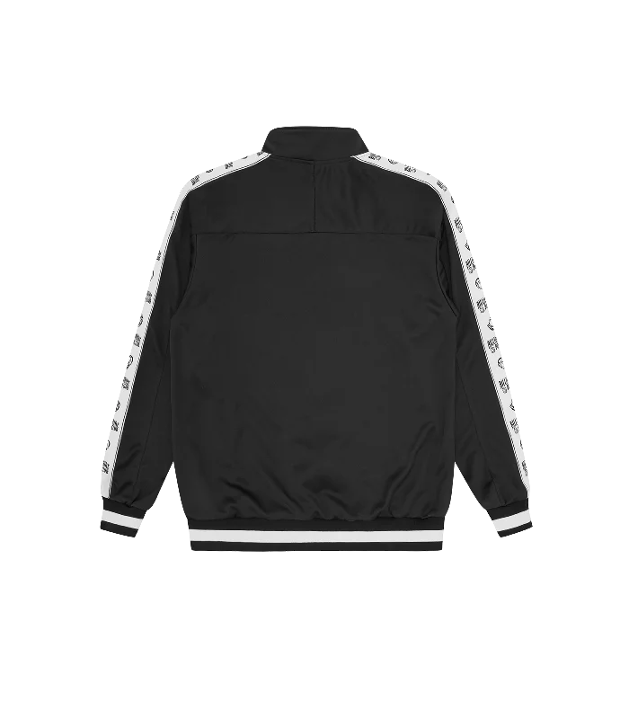 2TONE TRACK JACKET - BLACK