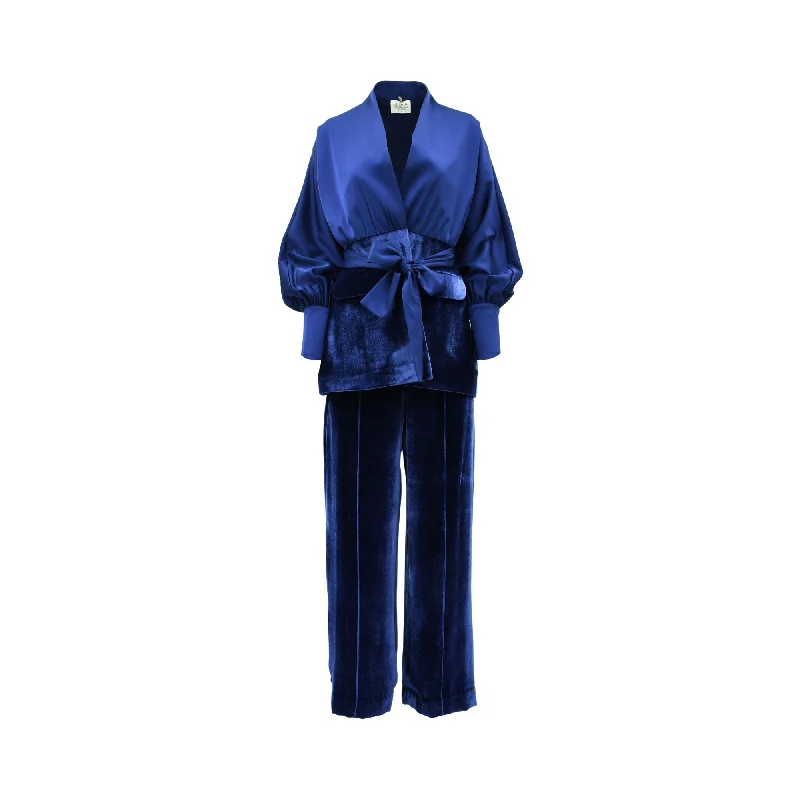 Mijade Fashion Women's Royal Blue Blazer & Trouser