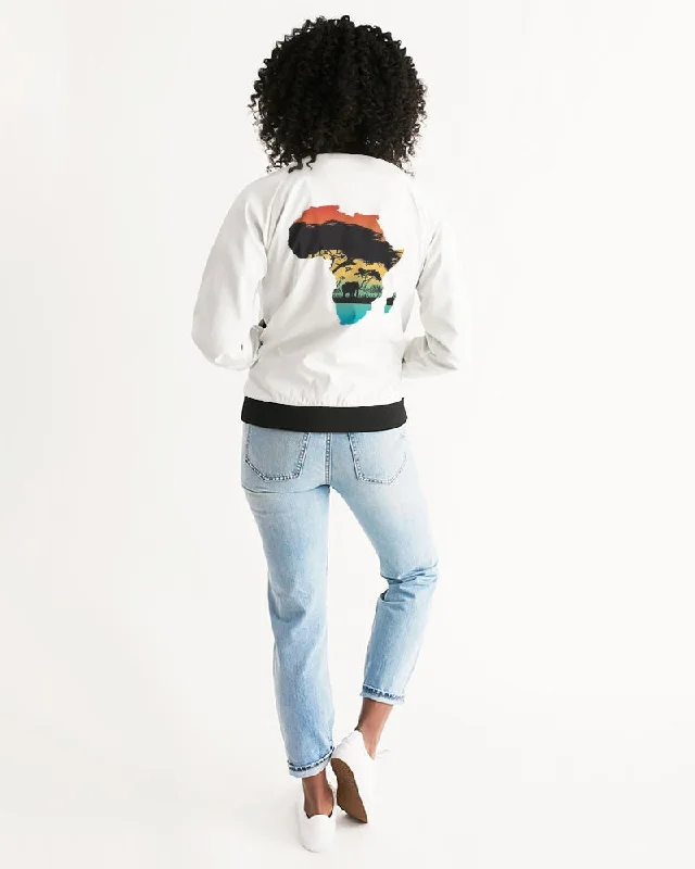 AKH African Motherland Women's Bomber Jacket