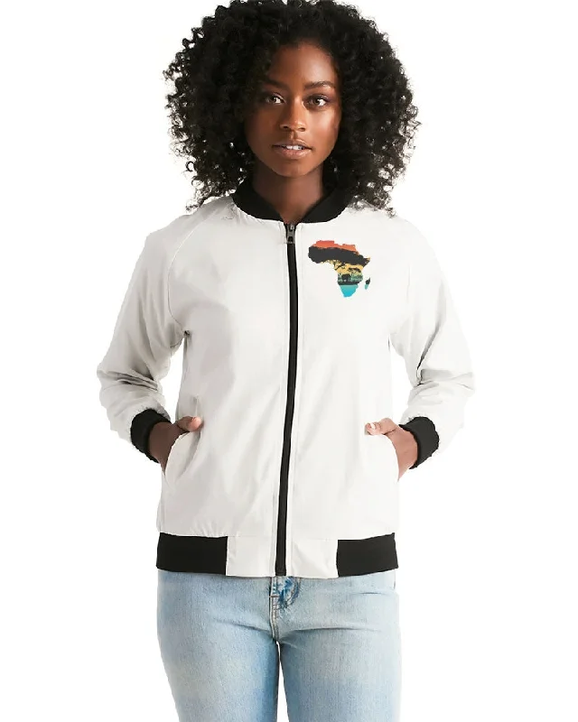 AKH African Motherland Women's Bomber Jacket