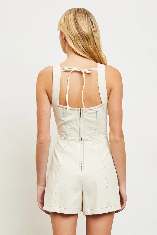 All Time Tie Back Romper