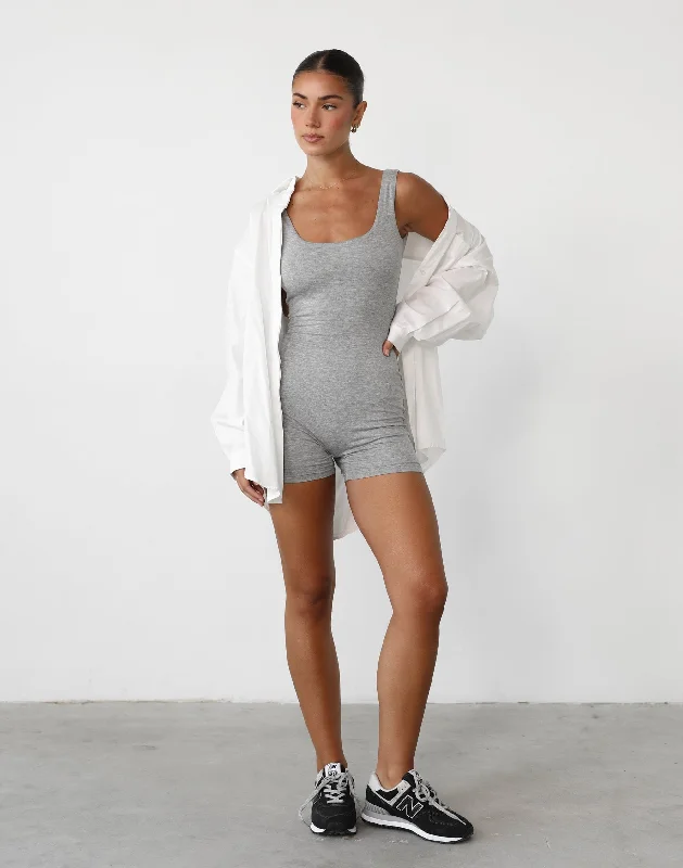 Amazia Playsuit (Grey Marle)