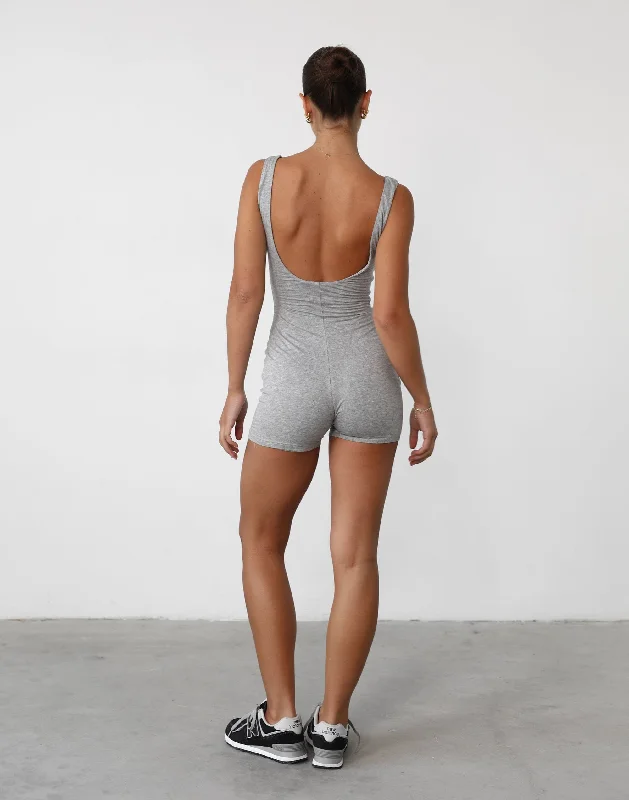 Amazia Playsuit (Grey Marle)