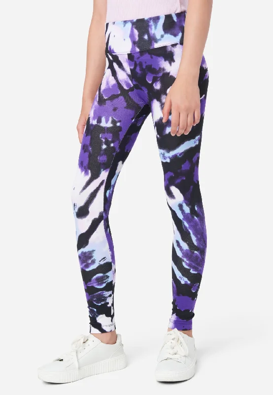 Tie-Dye Full-Length Leggings