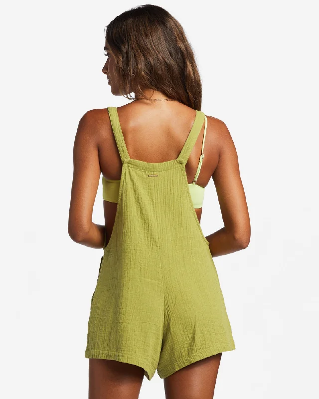 Beach Crush Romper - Seaweed