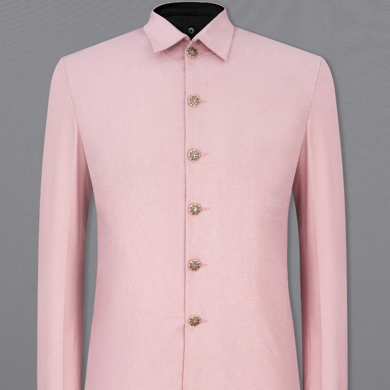 Beauty Bush Pink Bandhgala Designer Blazer