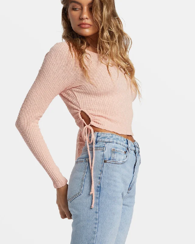 Billabong Its A Vibe L/S Shirt-Dusty Peach