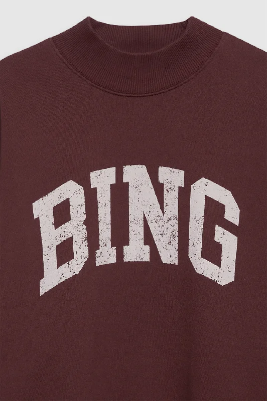 Bradie Sweatshirt Bing - Deep Burgundy