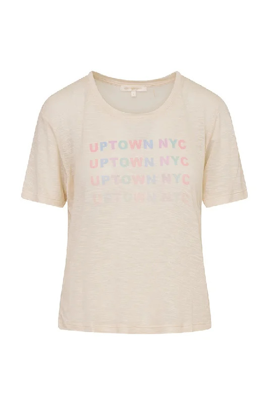 Calix City Tee- CREAM UPTOWN NYC