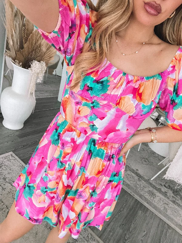 Carolana Playsuit - Pink Fiesta