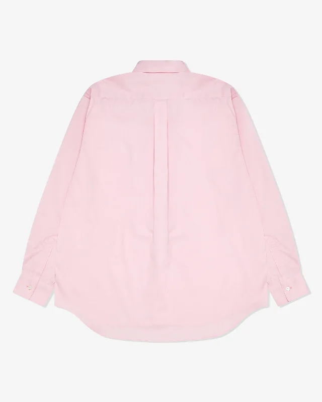 CDG Shirt Forever - Wide Fit Cotton Shirt - (Pink)