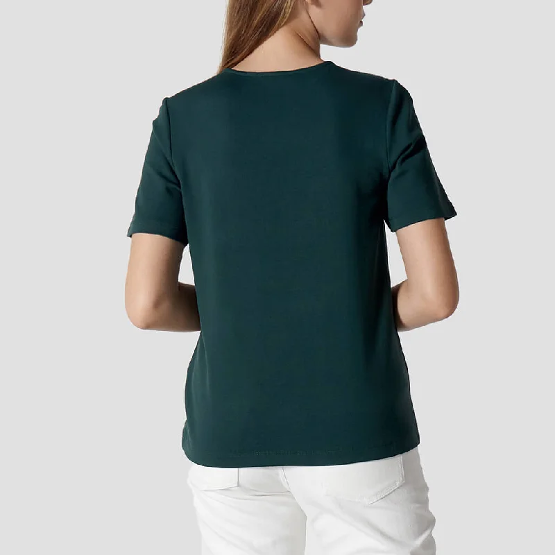 Modern Cut T-shirt in Emerald Green