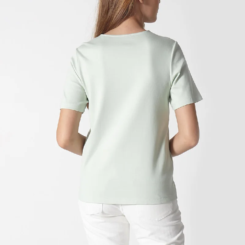 Modern Cut T-shirt in Mint Green