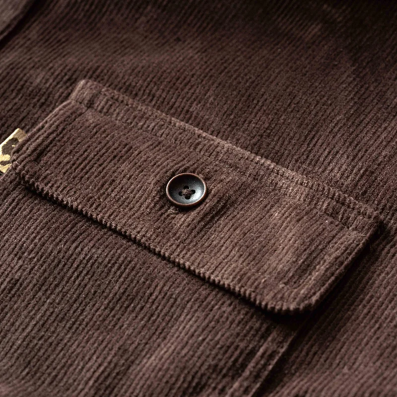 Bradford Corduroy Shirt Jac | Brown