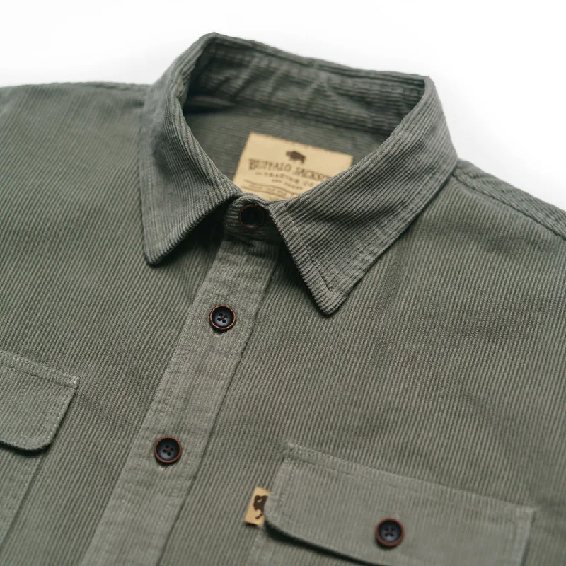 Bradford Corduroy Shirt Jac | Sage