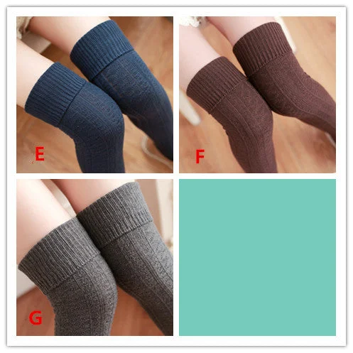 Cute thick stockings over knee socks YV2492