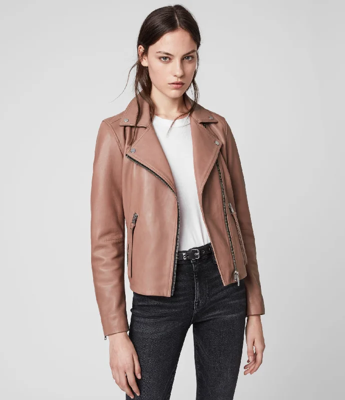 DALBY LEATHER BIKER JACKET