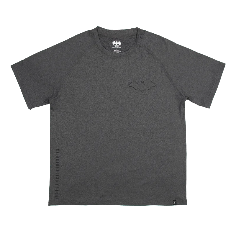 Bat Symbol Charcoal Performance Tee