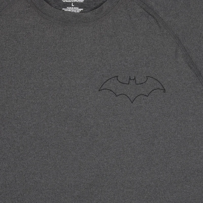 Bat Symbol Charcoal Performance Tee