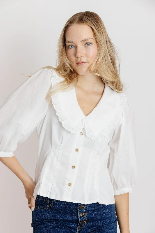 Endowlyn Blouse in White