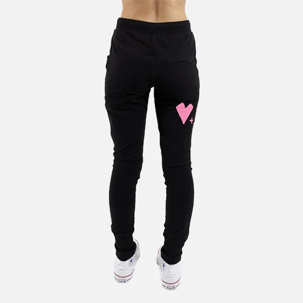 Federation Escape Trackies With Love - Black/Hot Pink