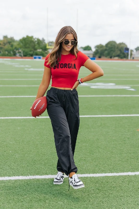 Georgia Red Baby Tee