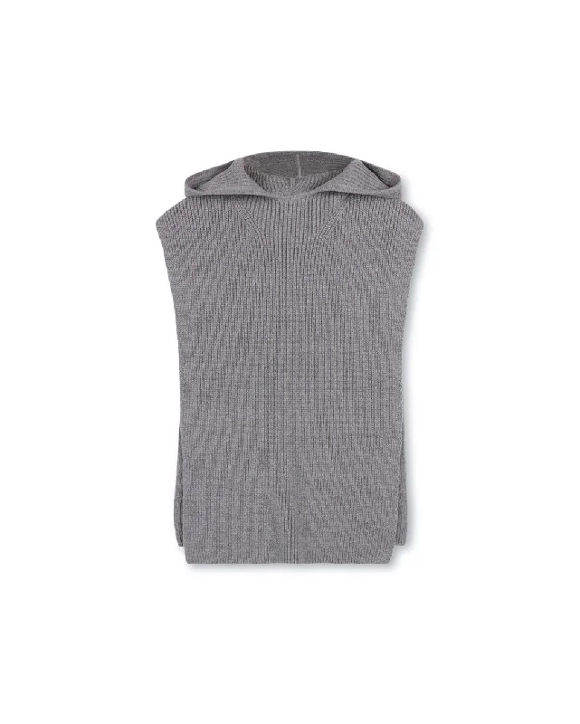 Hooded Knit Vest