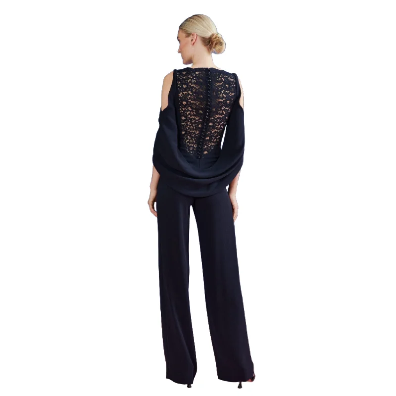 Talbot Runhof Women's PIGALLE Midnight Overall