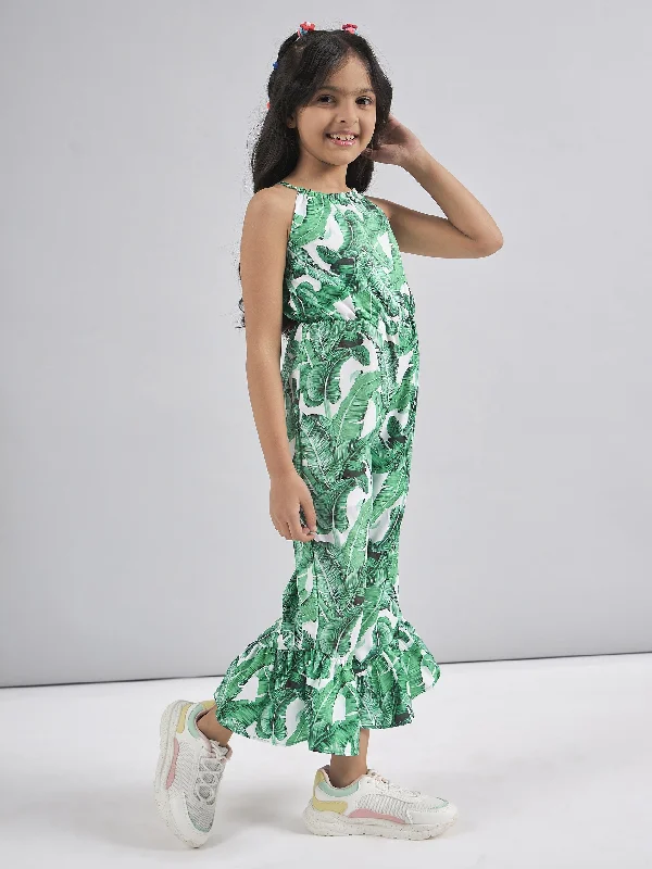 5-6Y / Green / Satin