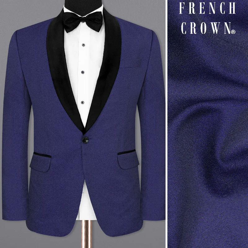 Jacarta Blue Designer Tuxedo Blazer