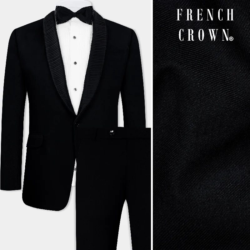 Jade Black Designer Dinner Tuxedo Suit