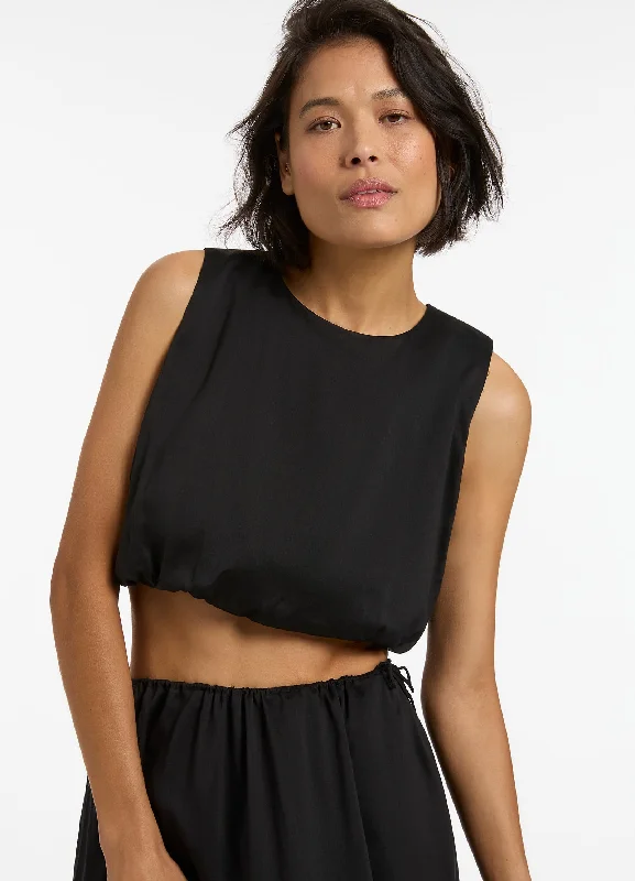 Jetset Shell Top - Black