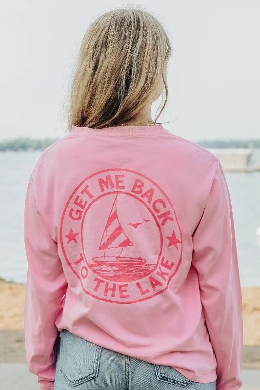 Lakegirl Ringspun Long Sleeve in Hot Pink