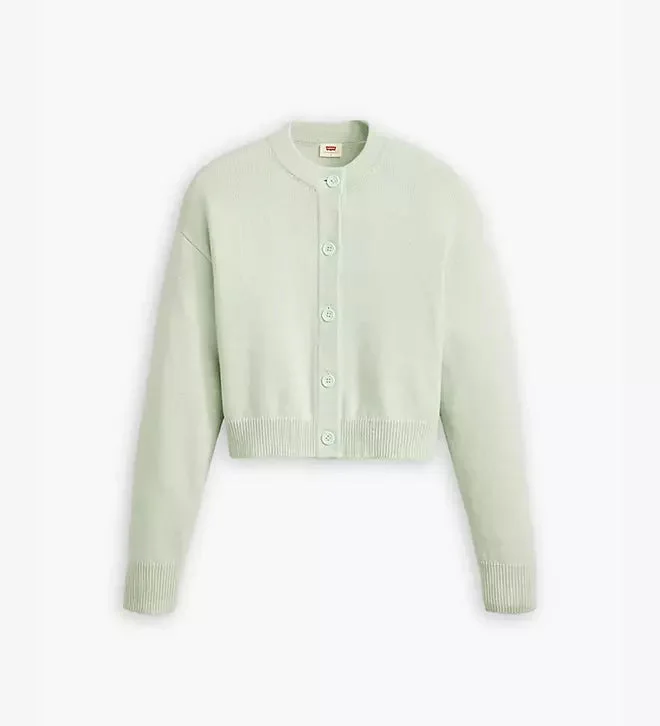 Levi's Seafoam Cat Cardigan