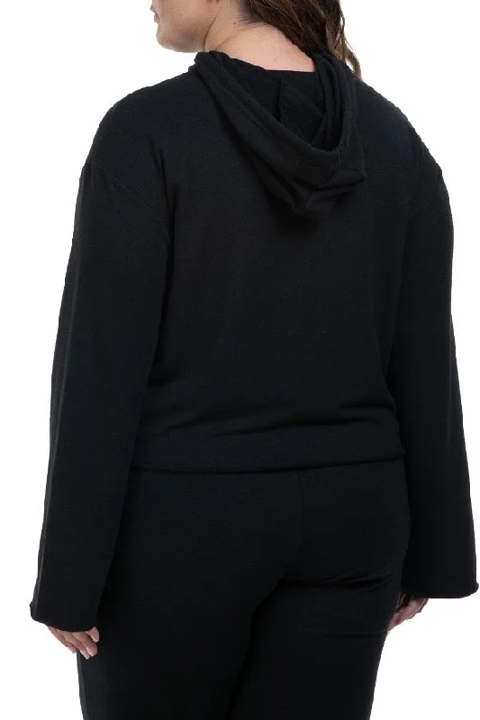 Lola Getts - Versatile Hoodie - Black