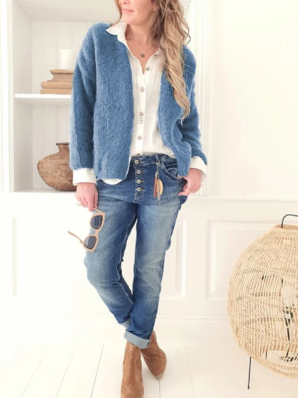 Long Sleeve Knitted Cardigan