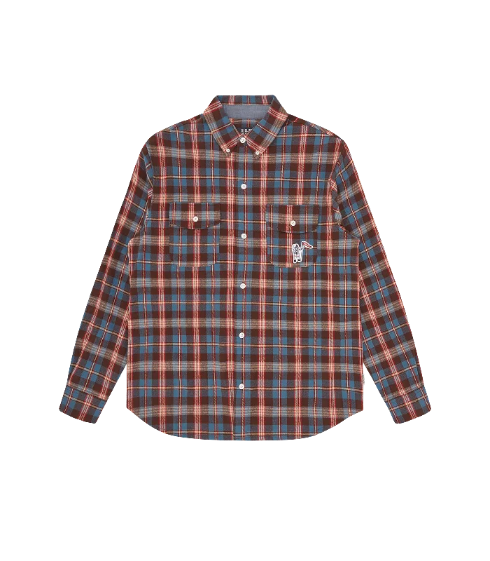 CHECK SHIRT - BROWN CHECK