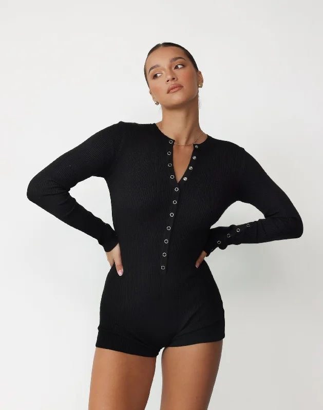 Lulu Romper (Onyx) - By Lioness