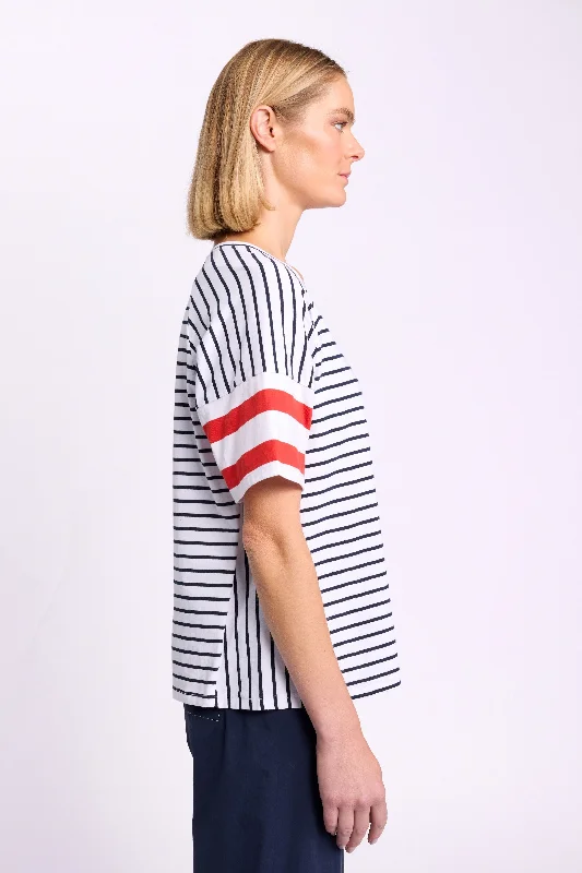 Marco Polo - YTMS57465 Raglan Stripe Tee