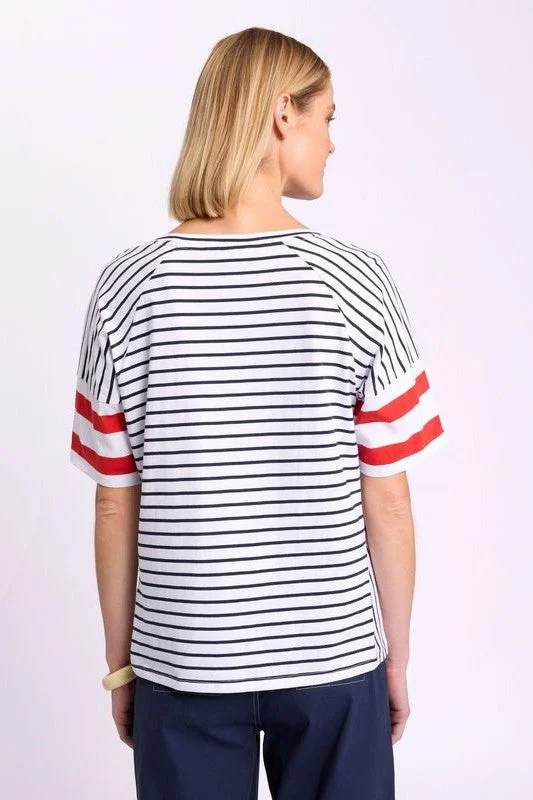 Marco Polo - YTMS57465 Raglan Stripe Tee