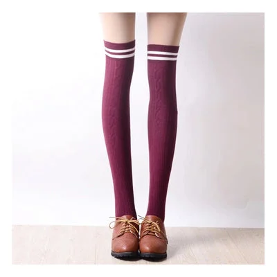 Pattern tall tube socks YV2388