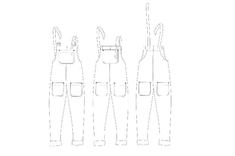 PDF Pattern - Heyday Dungarees - Child | Waves & Wild