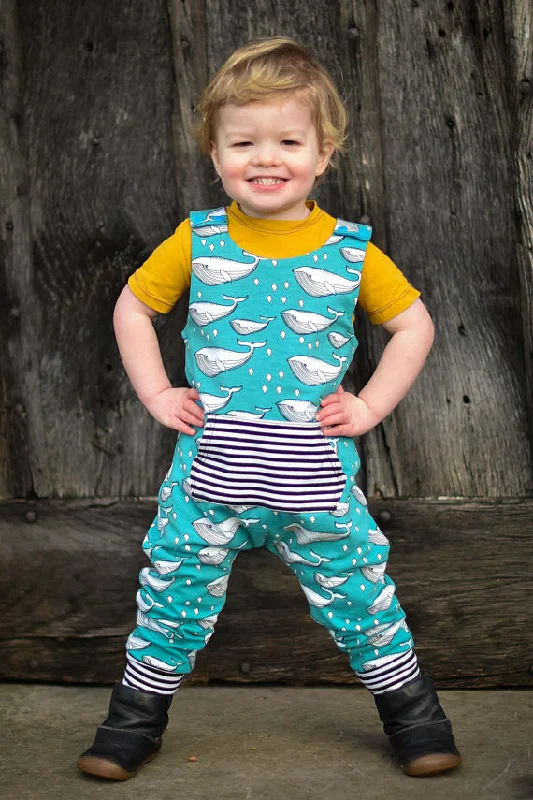 PDF Pattern - Over It Alls - Child | Waves & Wild