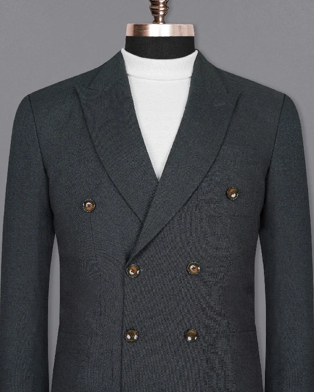 Piano Grey Double Breasted Woolrich Sports Blazer