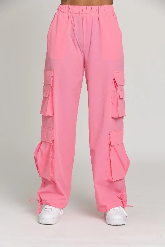 Pink Parachute Pants